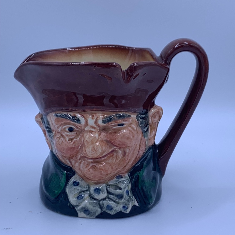 Royal Doulton Character Toby Jug #787515 Medium 3.5" Size Vintage